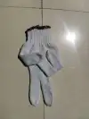 White gauze single-color gloves, labor protection gloves, and work protection gloves Specification image